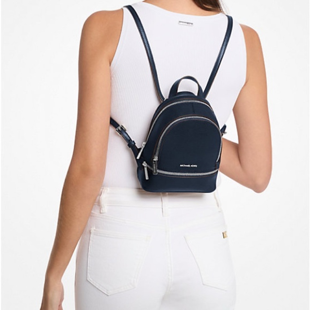 Michael Kors Black Extra-Small Rhea Backpack - Picture 3 of 3